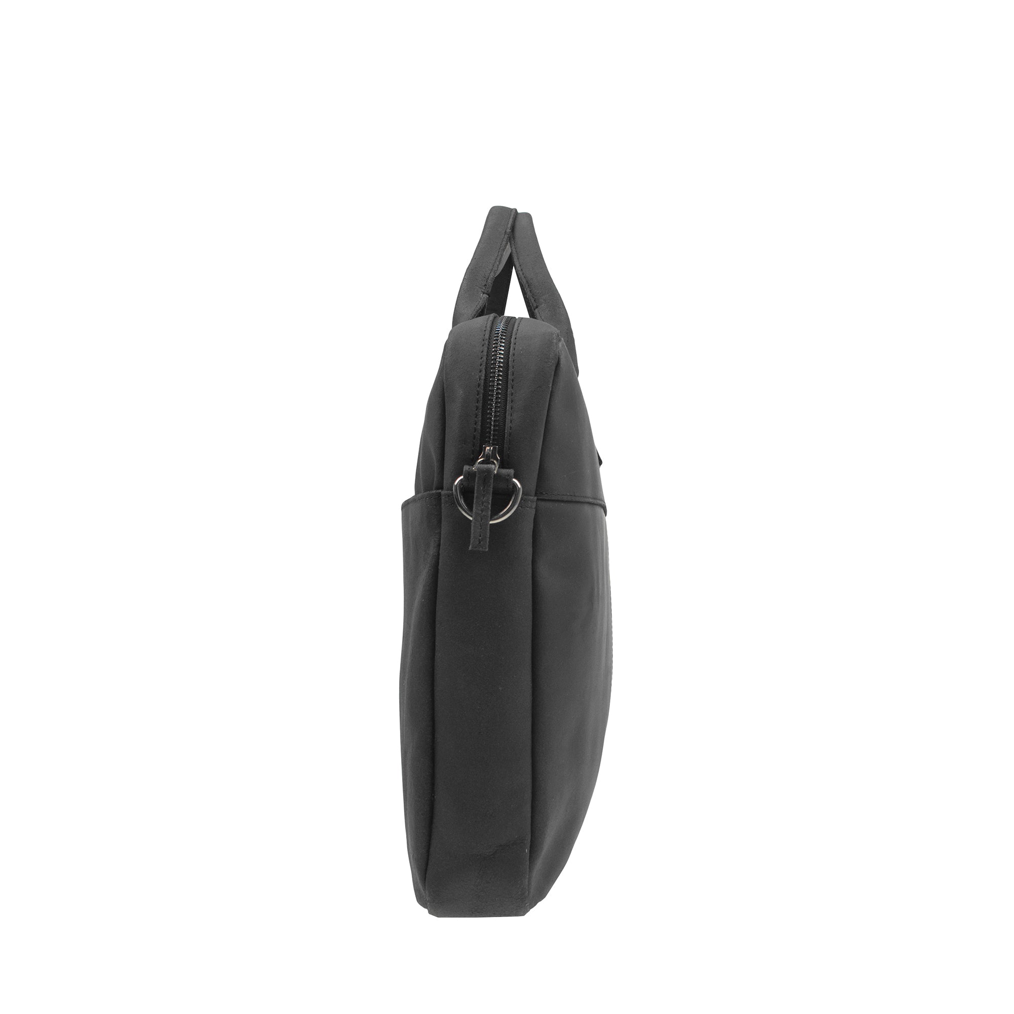 DSTRCT Laptop Leather Bag 17'' Black