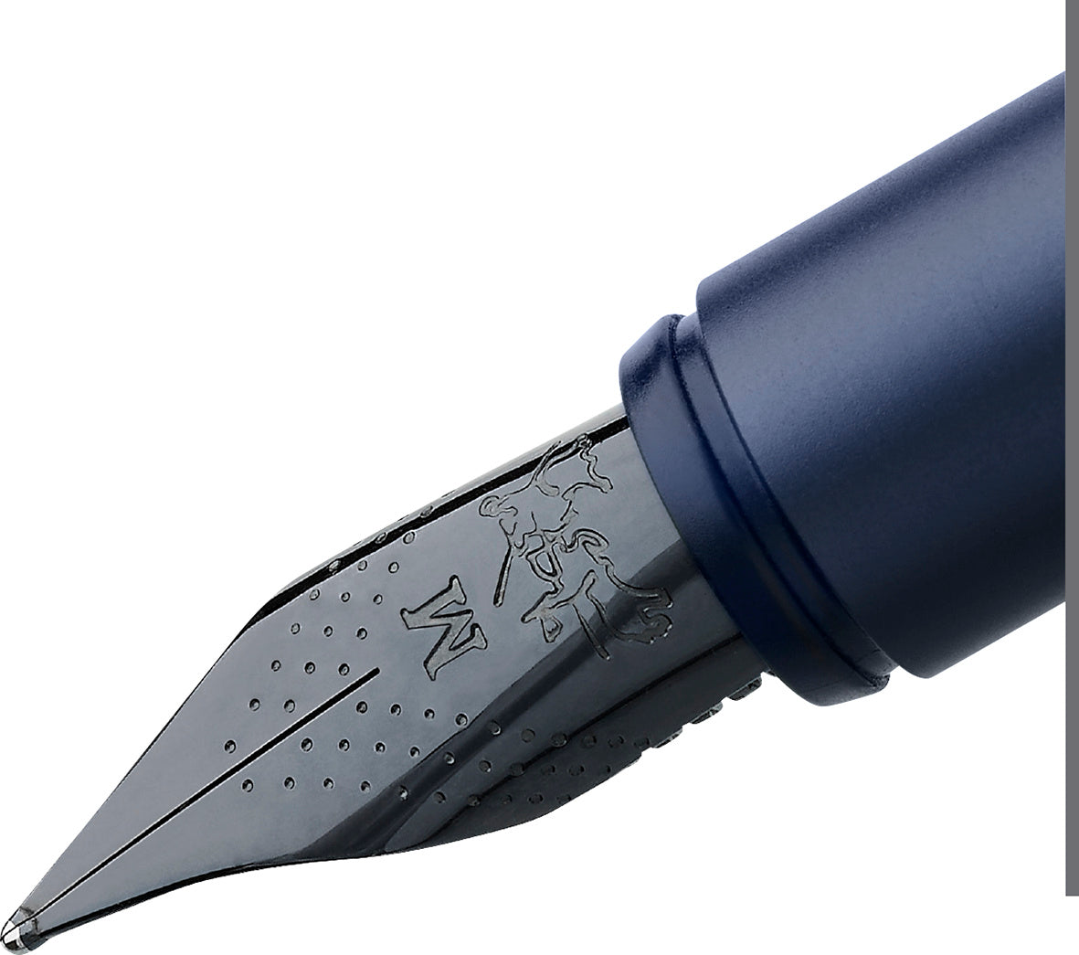 Faber-Castell Vulpen Neo Slim Aluminium Donkerblauw