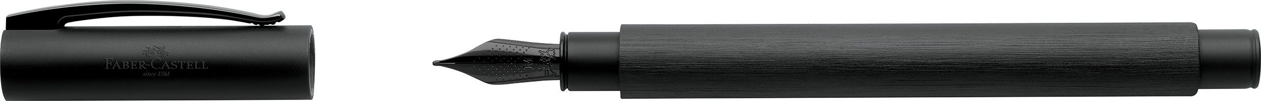 Faber-Castell Vulpen Ambition geheel zwart