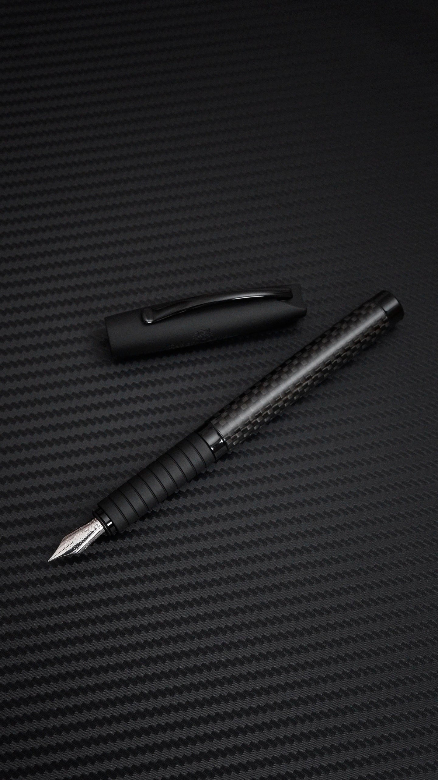 Faber-Castell Vulpen Essentio Zwart Carbon