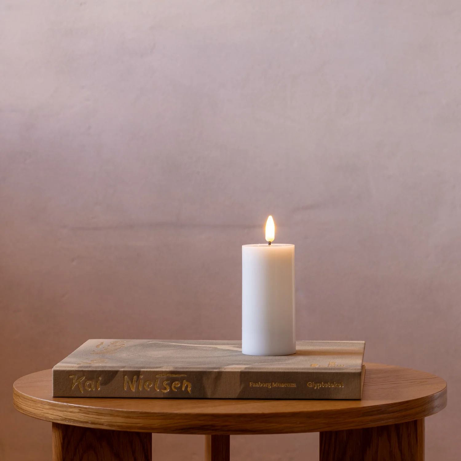 LED Kerze wiederaufladbar 5 x 10 cm