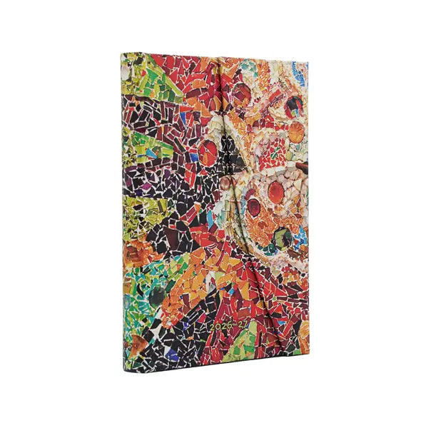 Paperblanks 18-Monats-Planer Mini Hardcover Gaudis Sonne 2026-2027