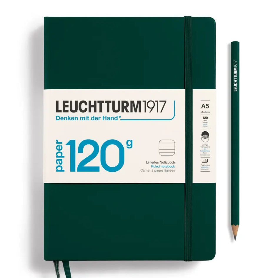Leuchtturm Notitieboek Medium (A5) Hardcover Lijn 120 g