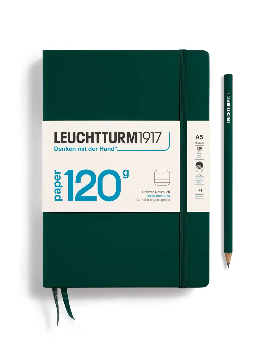 Leuchtturm Notitieboek Medium (A5) Hardcover Lijn 120 g