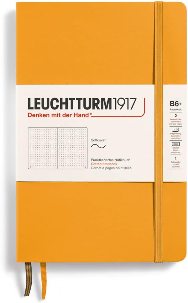 Leuchtturm Notizbuch Hardcover Paperback (B6 +) Dotted