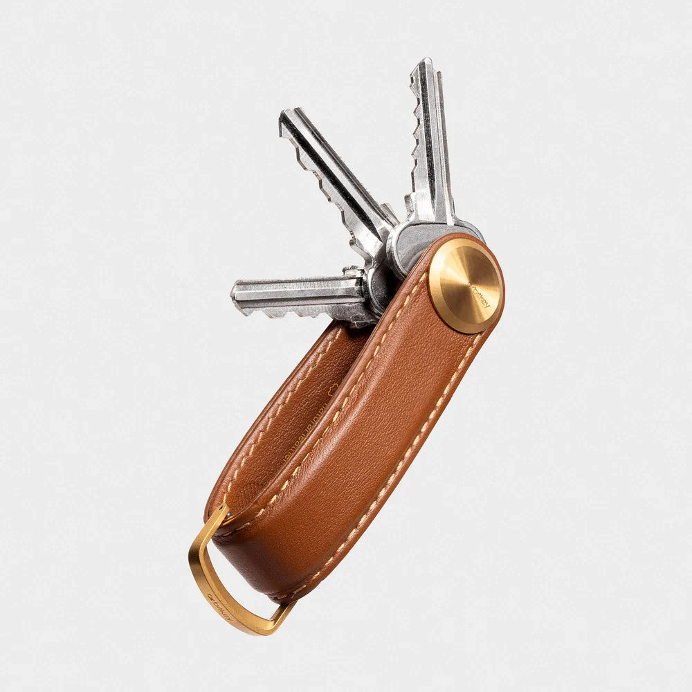 Orbit key organiser PRO leather Cedar