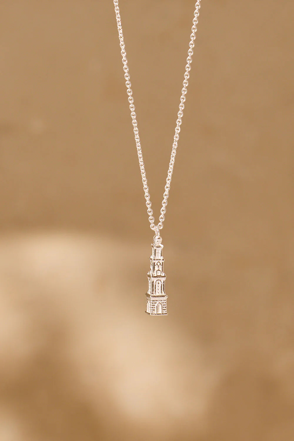 Amsterdam Westertoren Necklace Silver