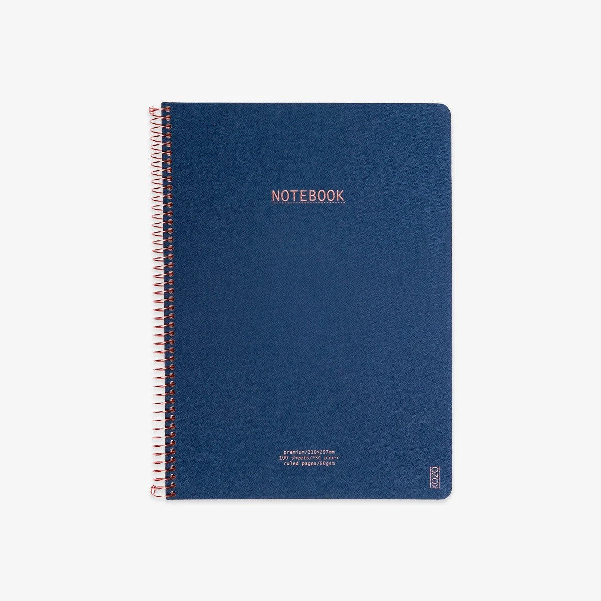 KOZO Notitieboek Canvas A4 lijn