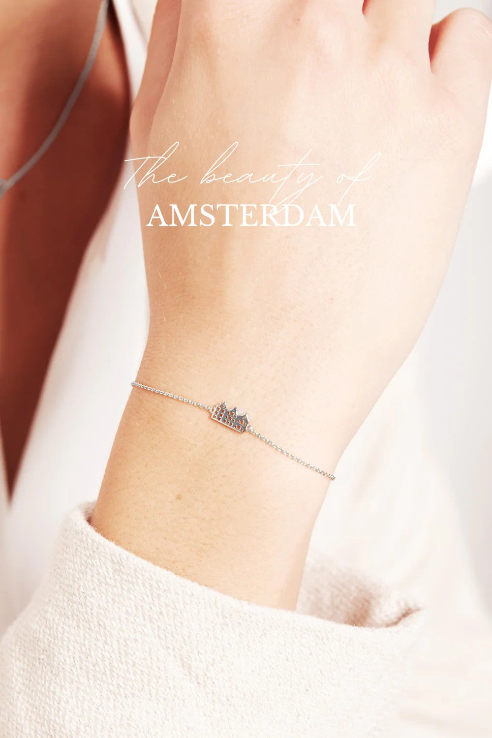 Amsterdam Canal Armband versilbert