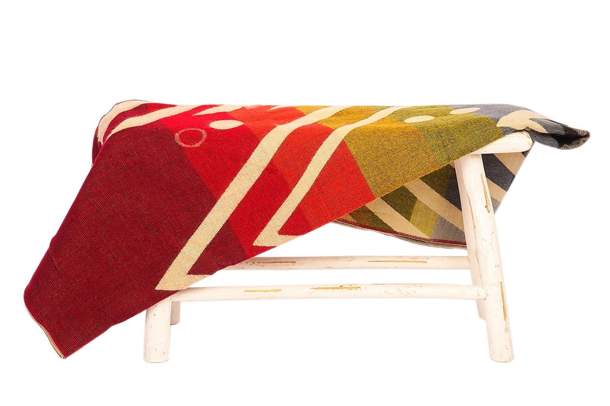 Alpaca Native Deken Imbabura Rood