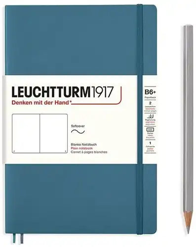 Leuchtturm Notizbuch Blanko Paperback (B6 +) Softcover