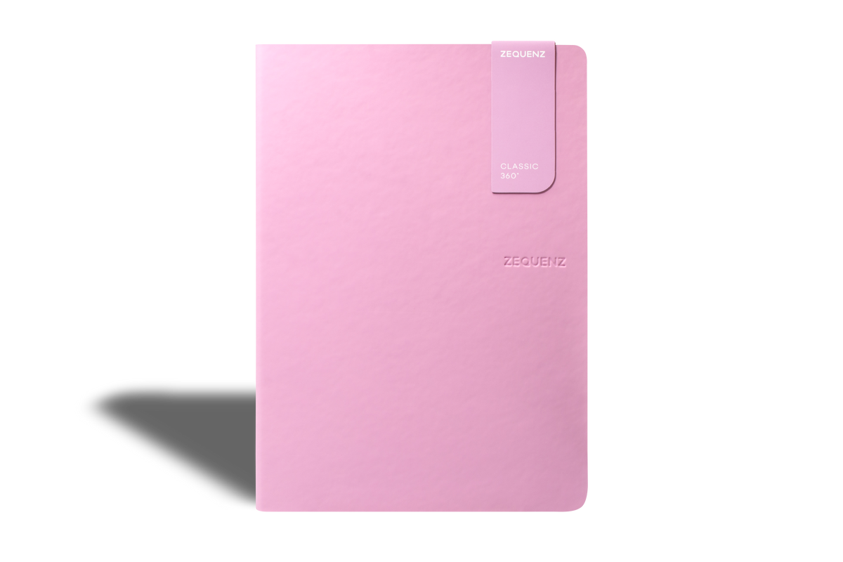 Zequenz 360⁰ Notebook A5 Lilac Pink Line