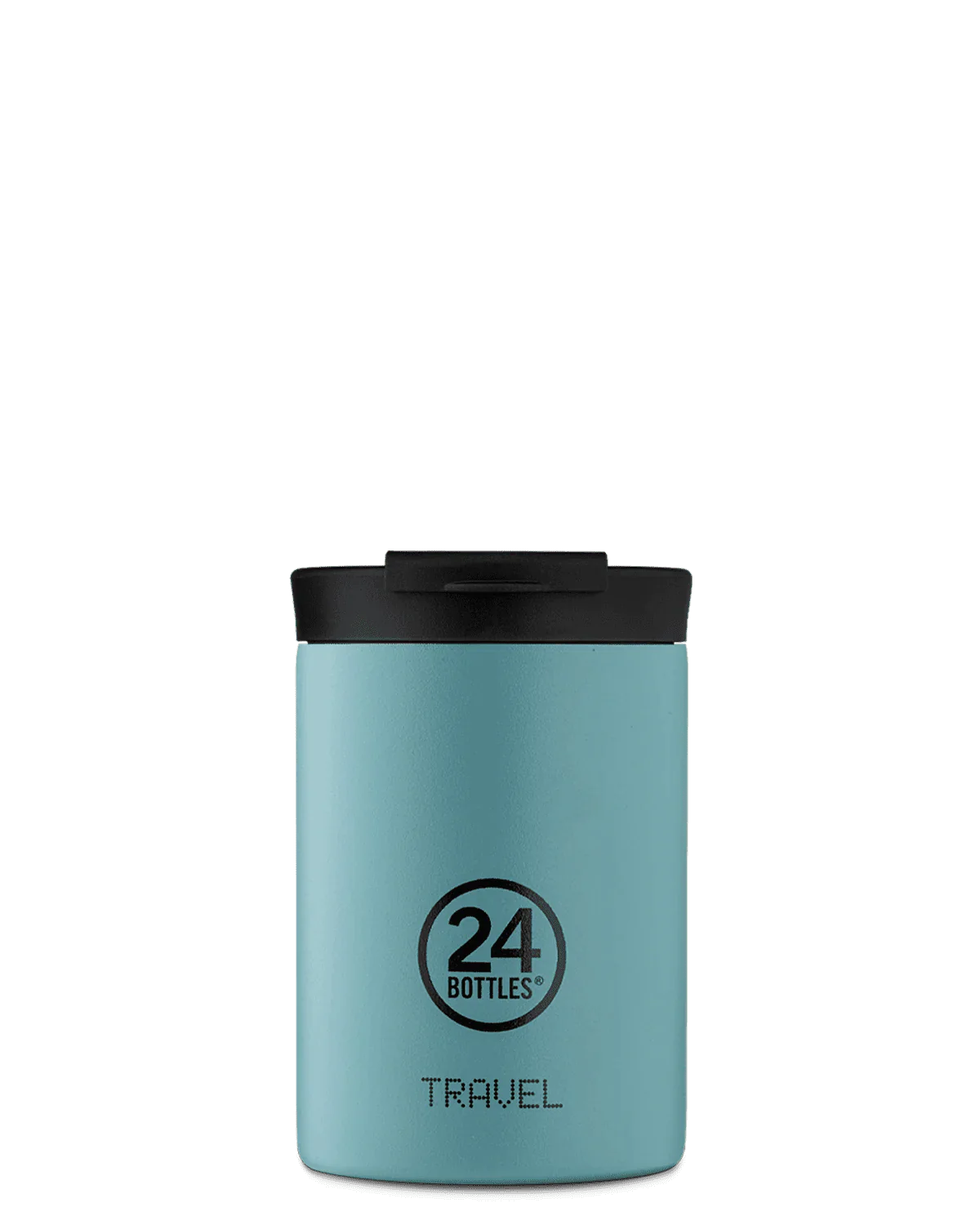 24 Bottles Travel Mug 350ml Brushed Steel