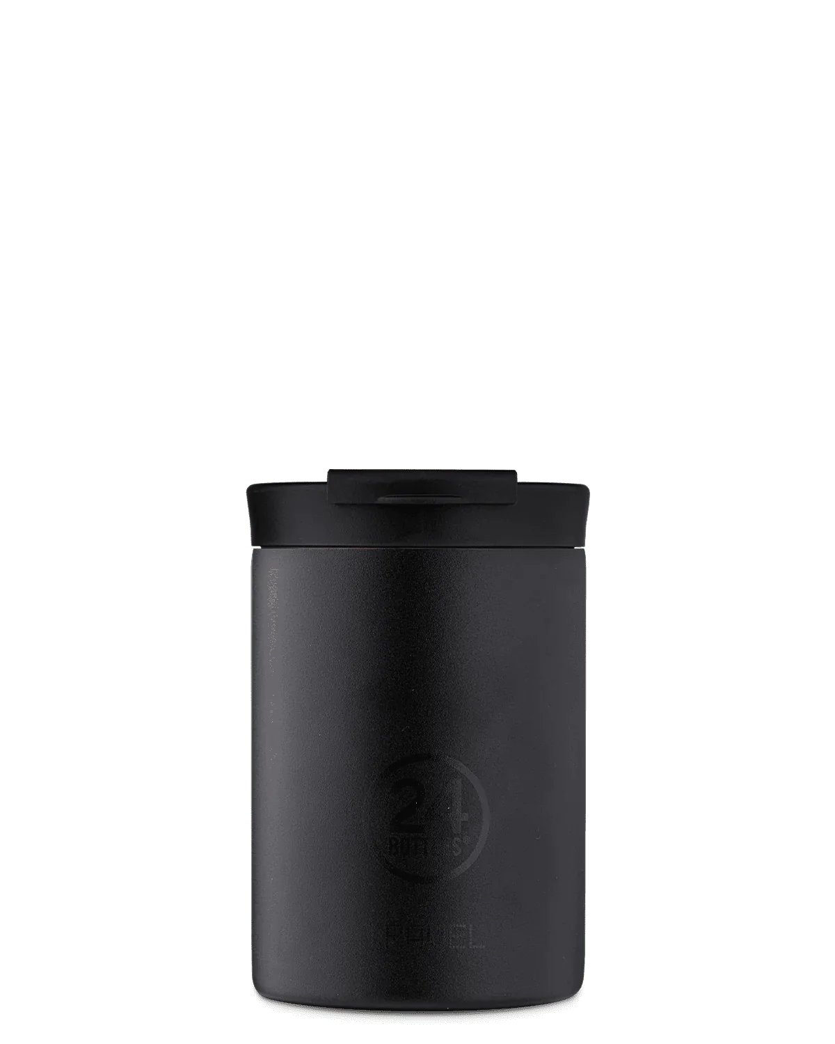 24 Bottles Travel Mug 350ml Stone Tuxedo Black