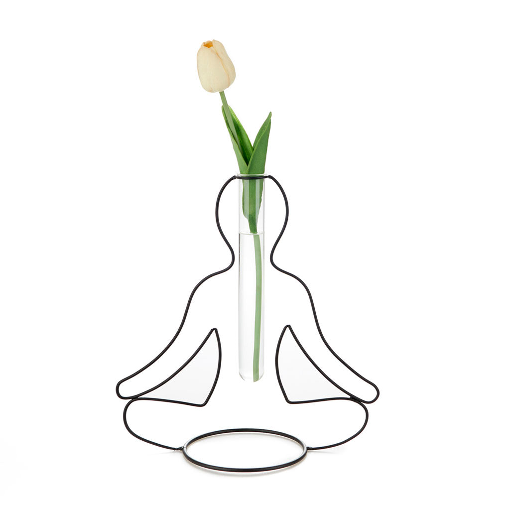 Silhouette Bottle Vase Yoga