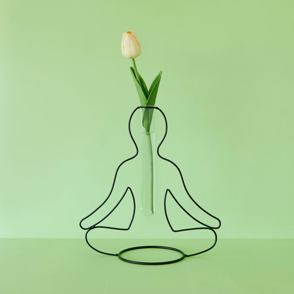 Silhouette Bottle Vase Yoga