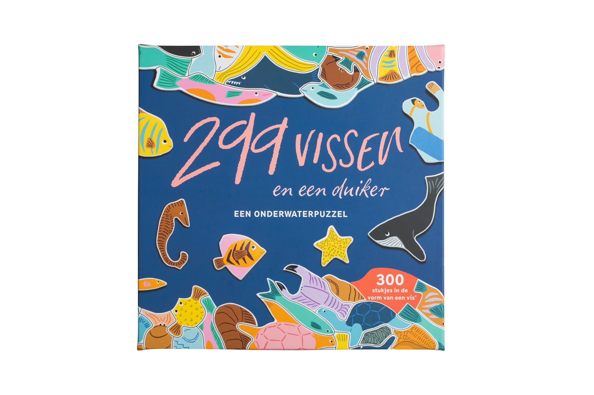 Legpuzzel 299 vissen en een duiker NL