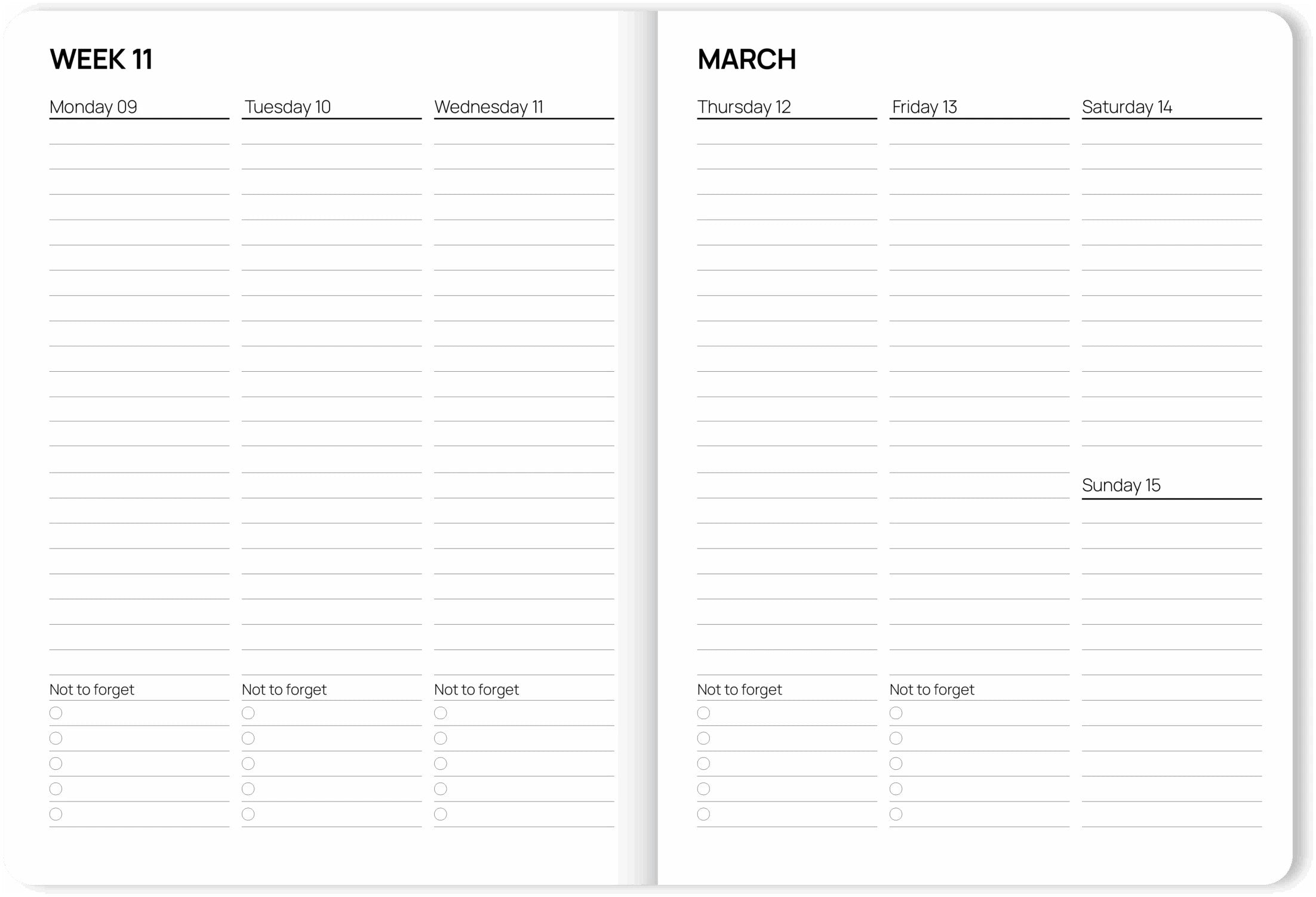 A-Journal 2026 Planer Fabrique Sun Beige