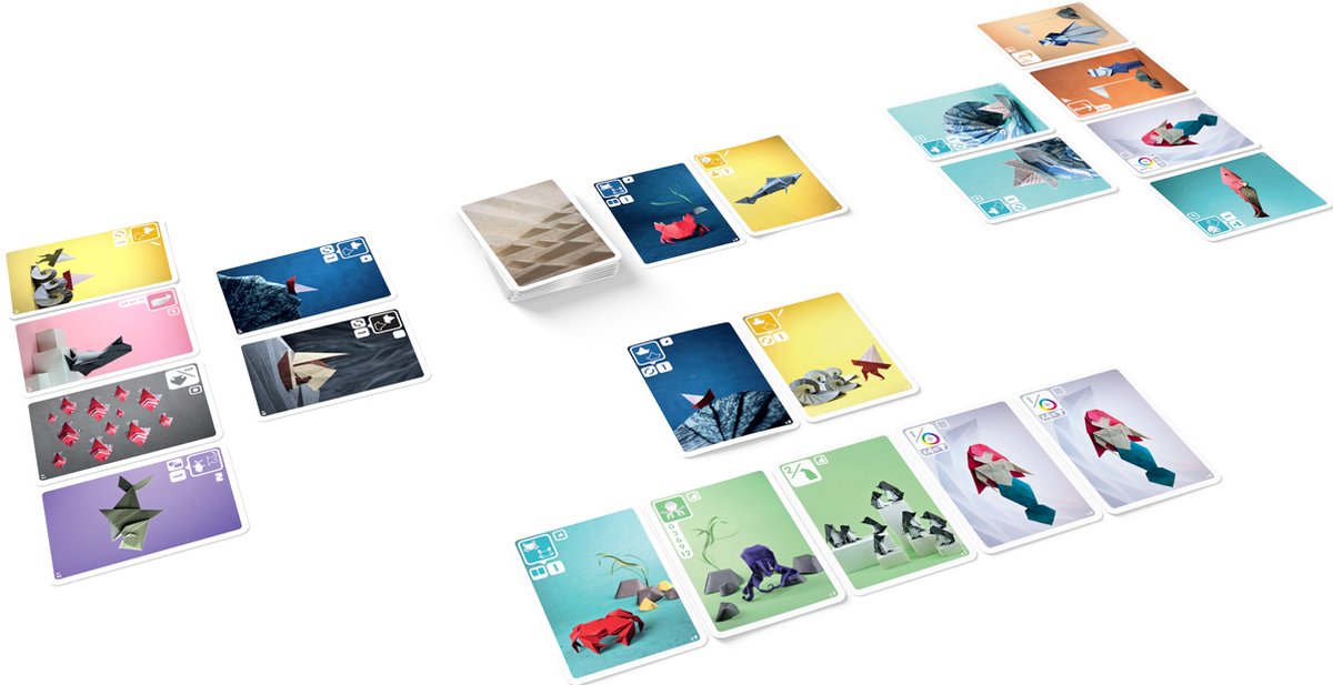 Zeezout en Papier kaartspel