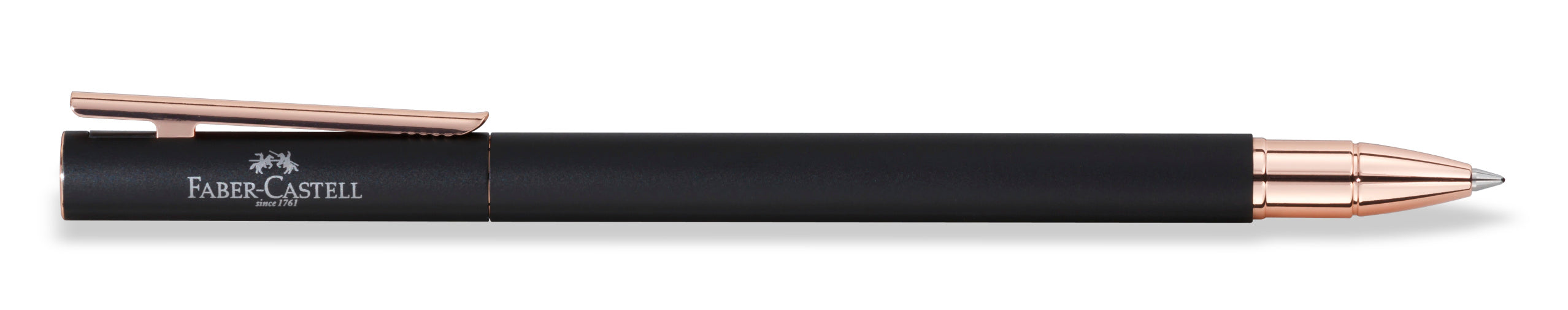Faber-Castell Rollerball Pen Neo Slim Metal Zwart Rosé