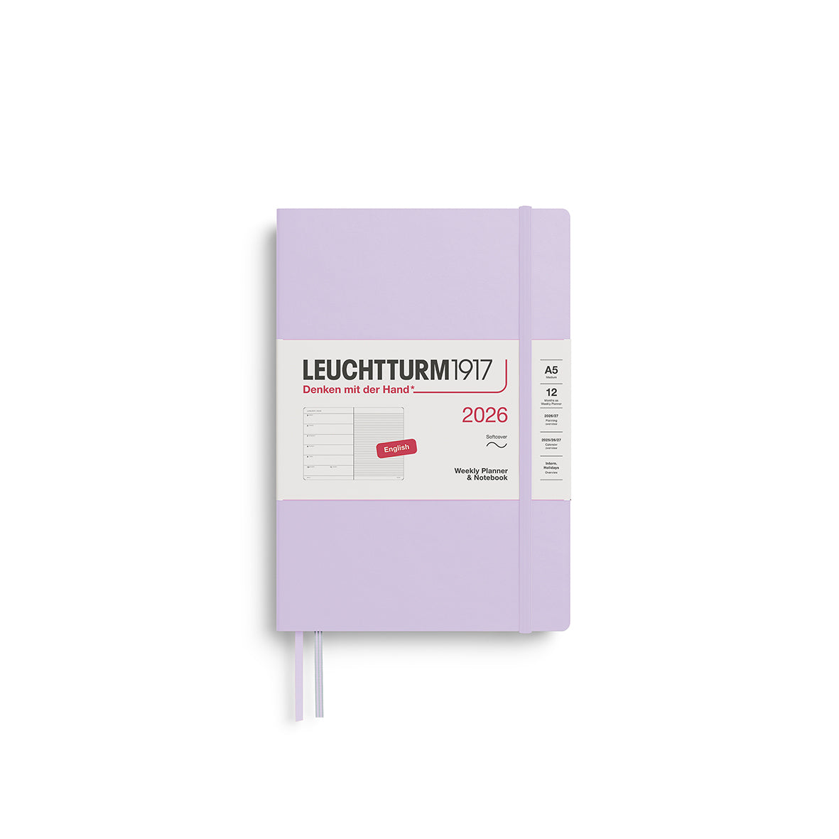 Leuchtturm 2026 Agenda Softcover Medium A5 Week + Notities
