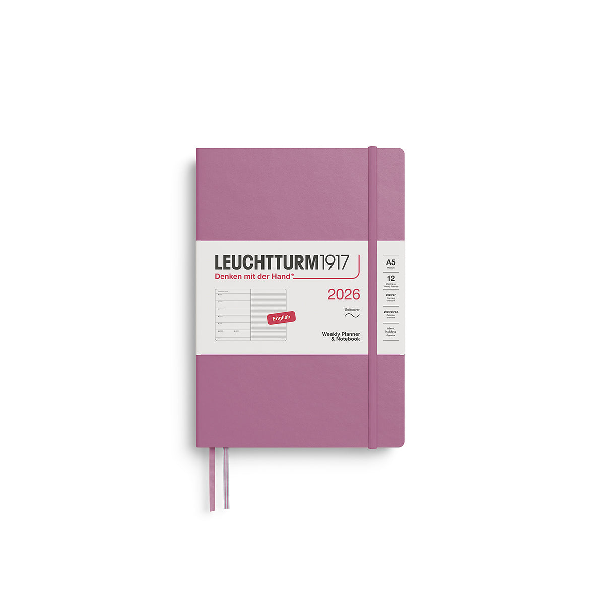 Leuchtturm 2026 Agenda Softcover Medium A5 Week + Notities