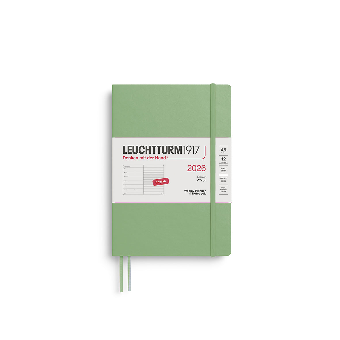 Leuchtturm 2026 Agenda Softcover Medium A5 Week + Notities