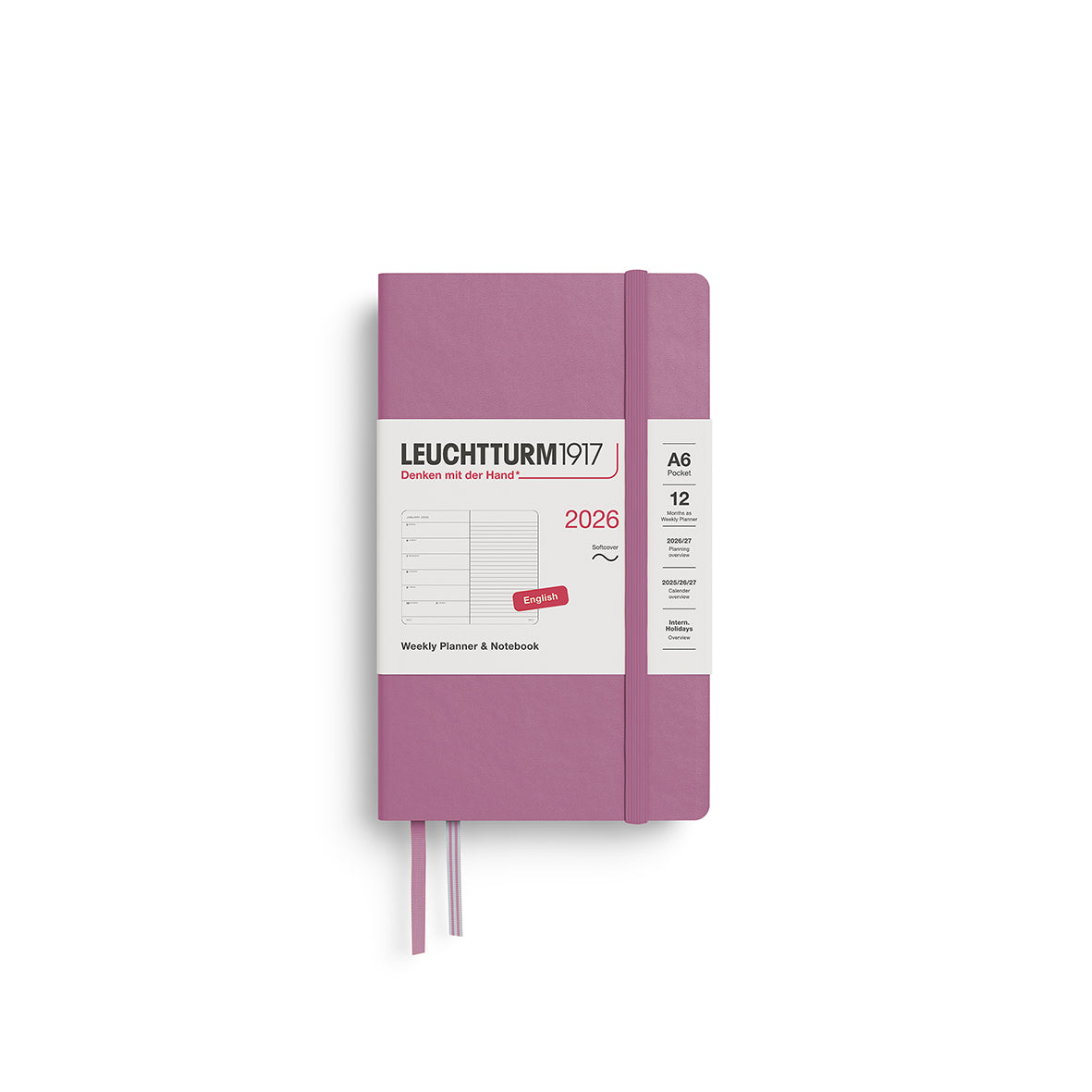 Leuchtturm 2026 Agenda Softcover Pocket Week + Notities