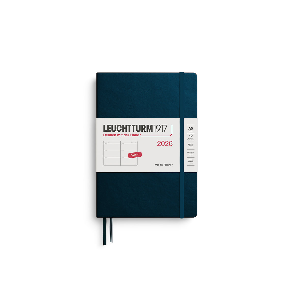 Leuchtturm 2026 Agenda Hardcover Medium Week