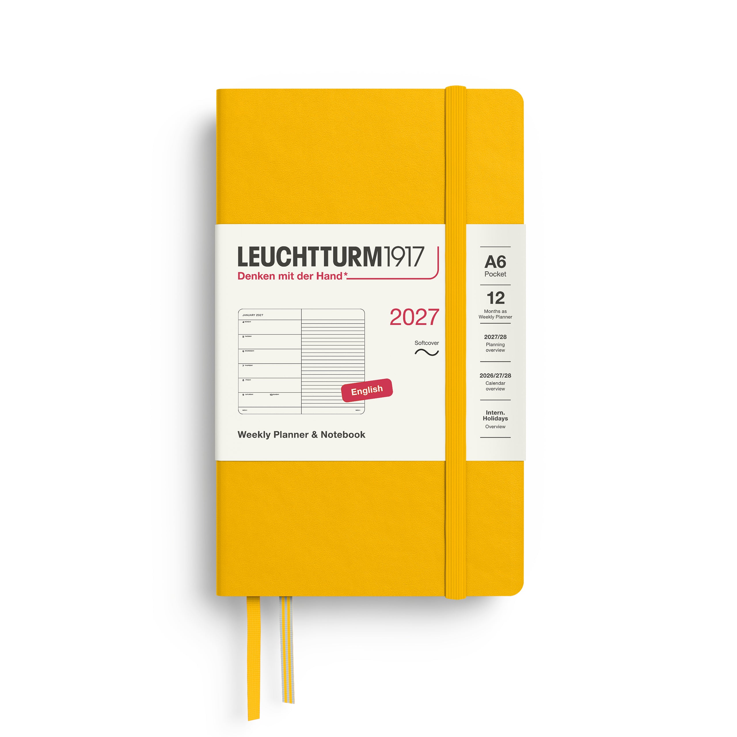 Leuchtturm 2027 Agenda Softcover Pocket Week + Notities