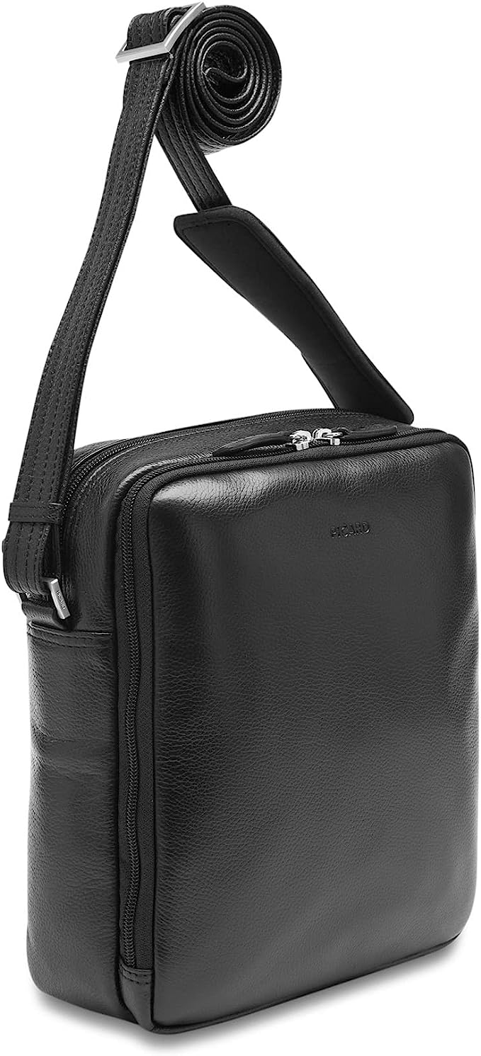 Picard Leather Shoulder Bag Milano Black Large