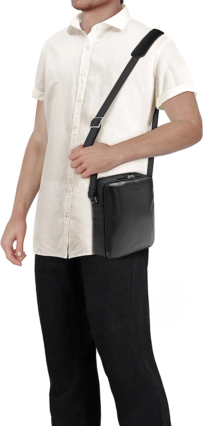 Picard Leather Shoulder Bag Milano Black Large