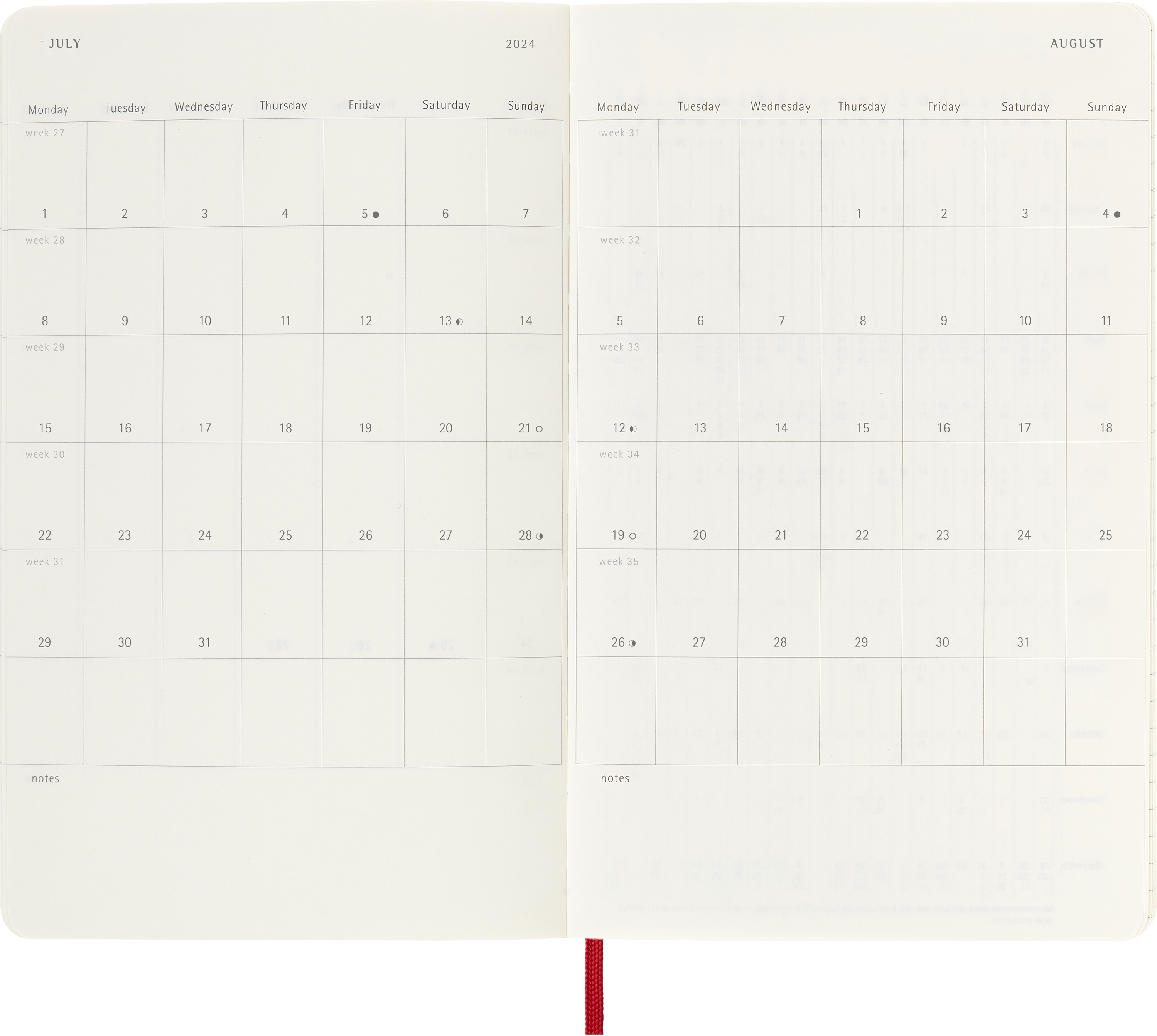 Moleskine 2024 diary softcover large day