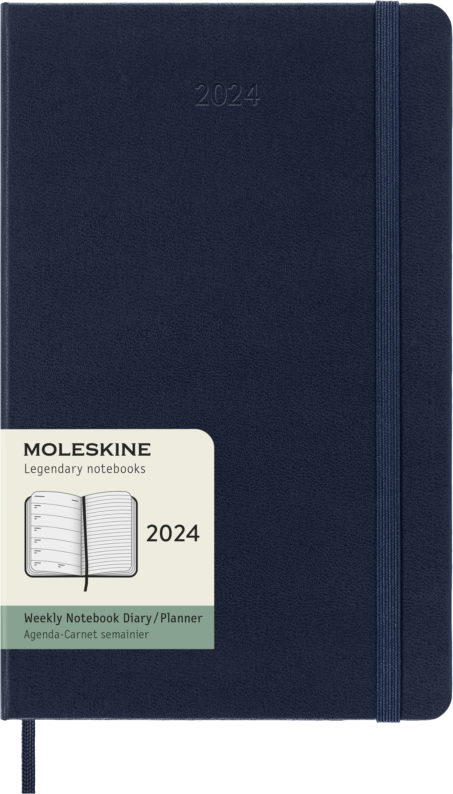 Moleskine 2024 diary hardcover large week