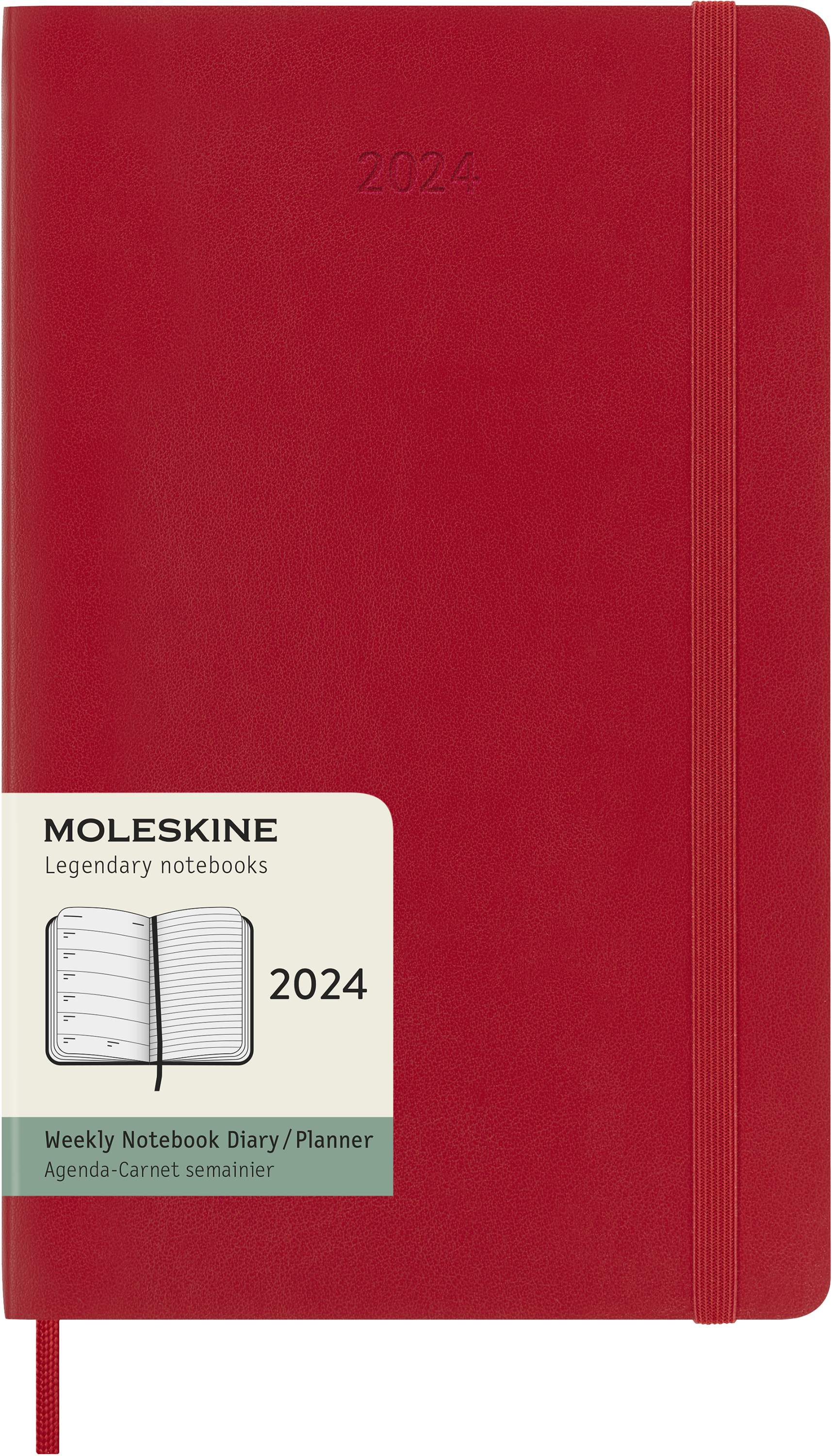 Moleskine 2024 diary softcover large week