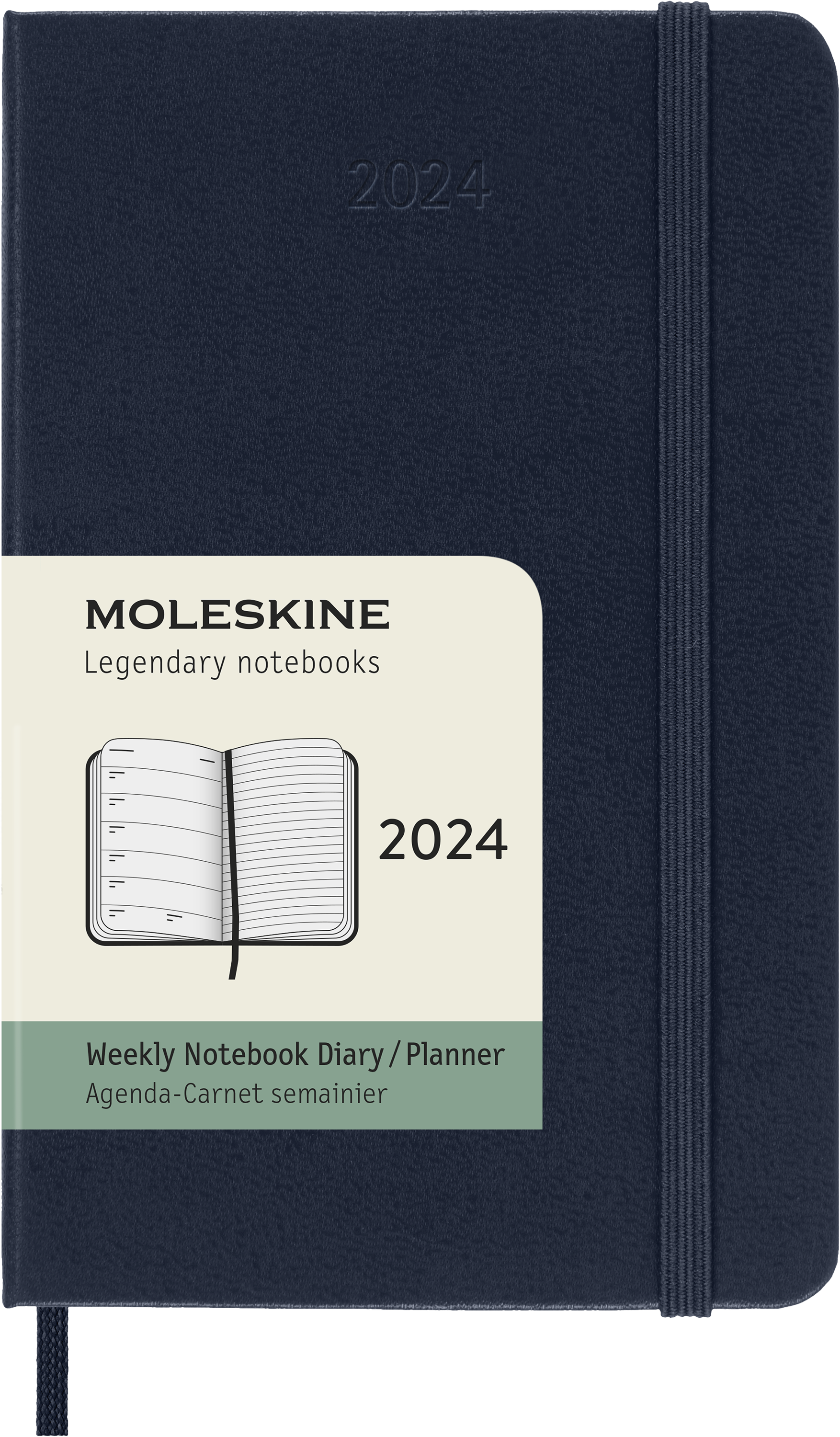 Moleskine 2024 diary hardcover pocket week