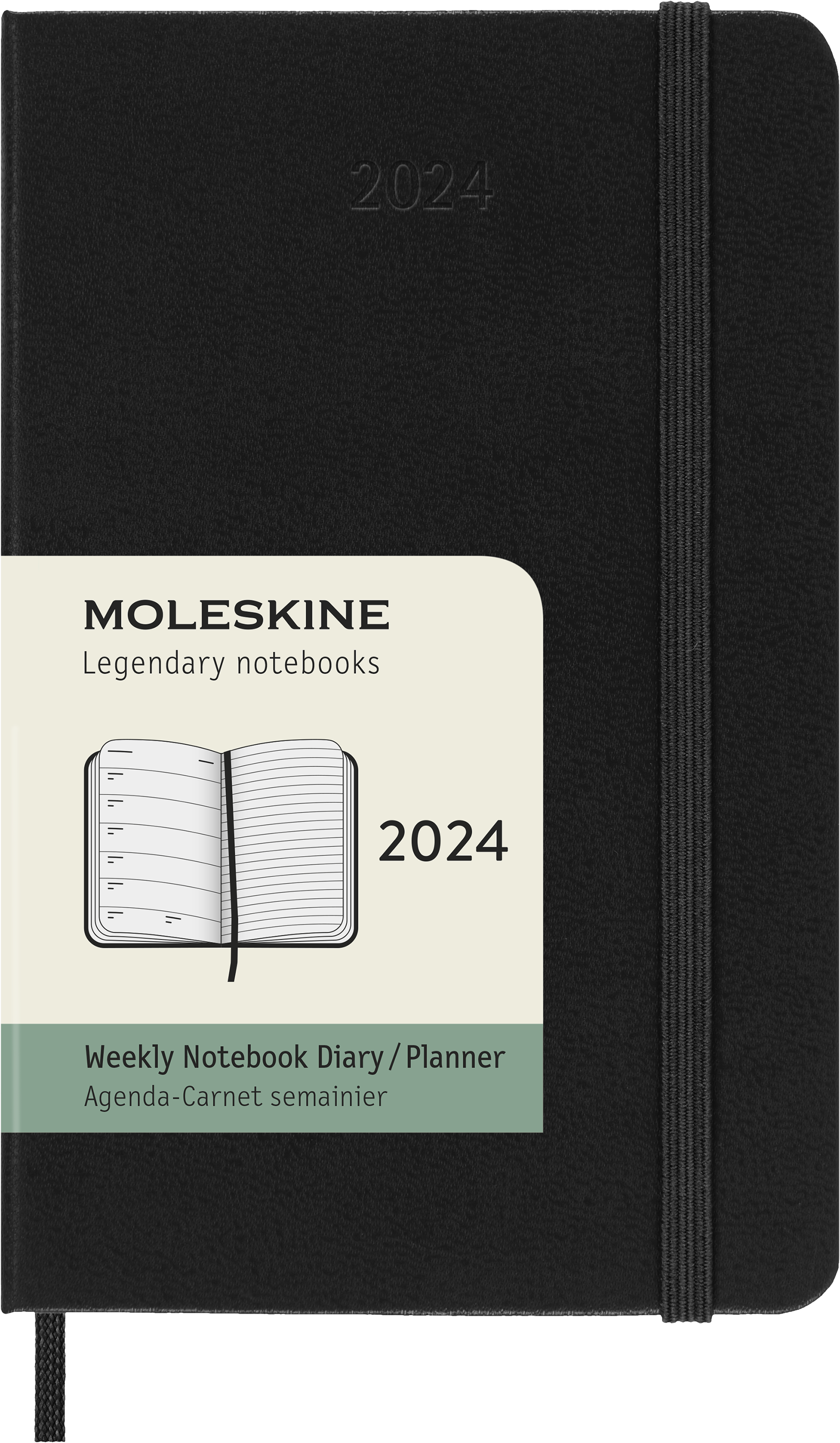 Moleskine 2024 diary hardcover pocket week