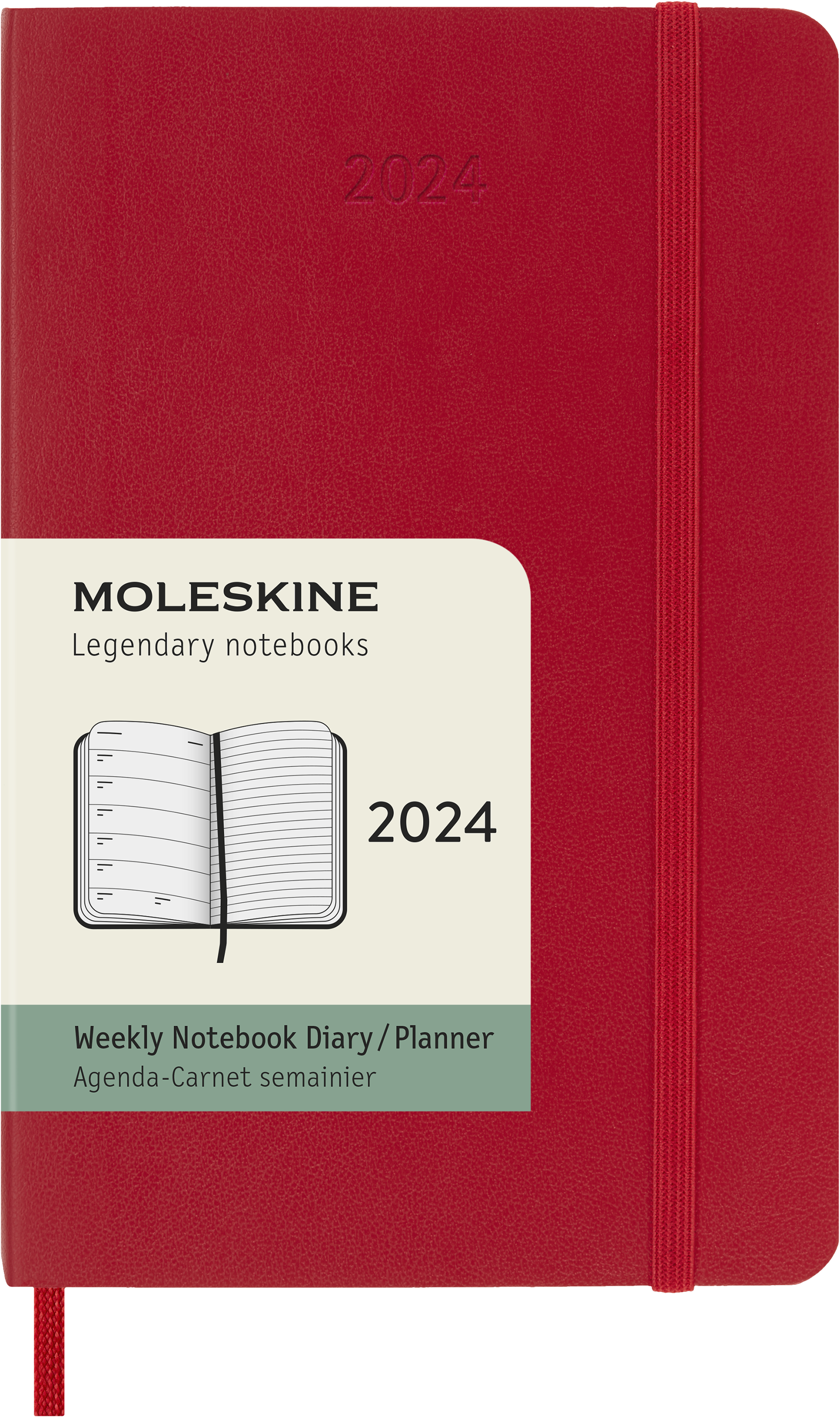 Moleskine 2024 diary softcover pocket week