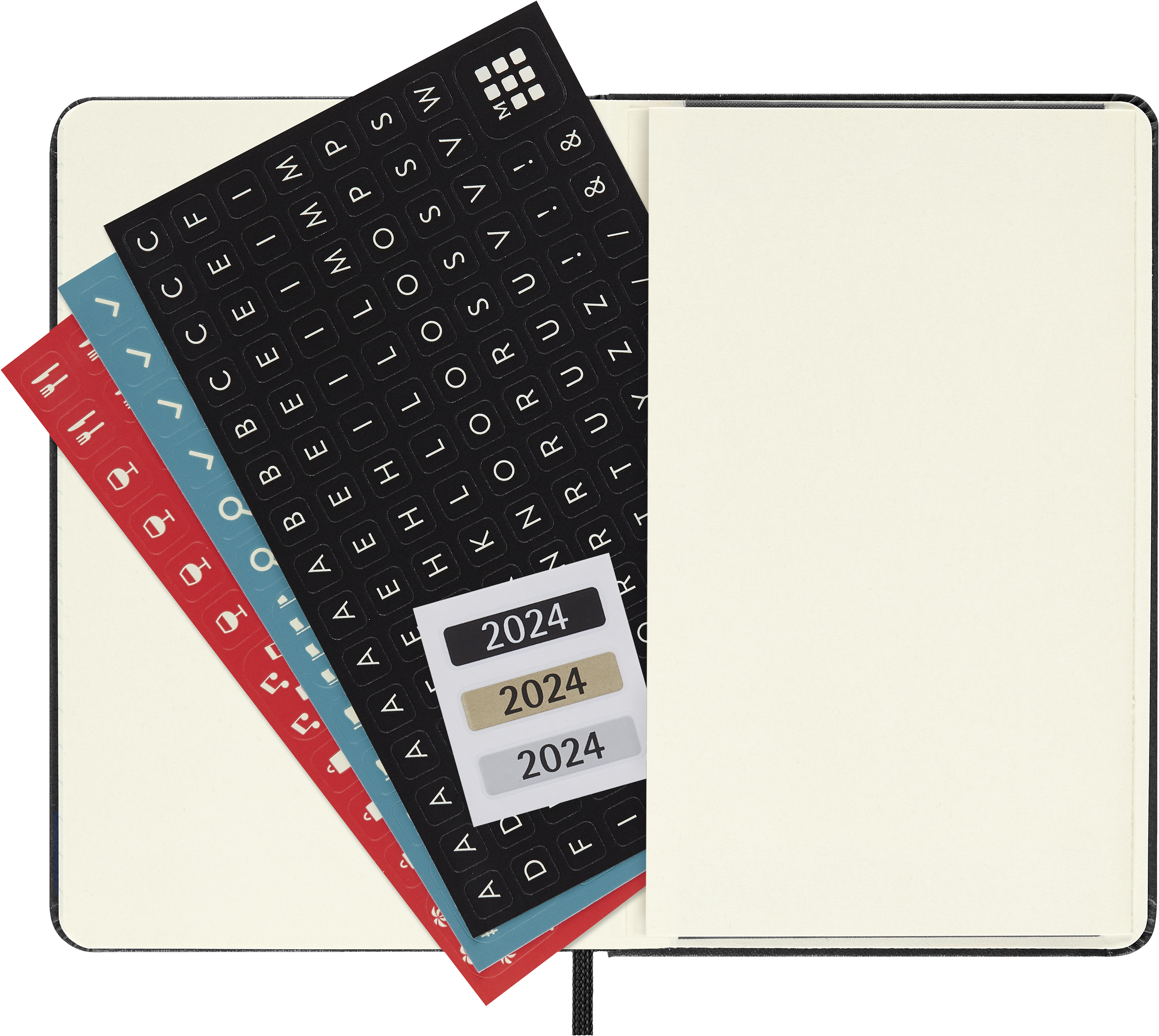 Moleskine 2024 diary hardcover pocket week on 2 pages