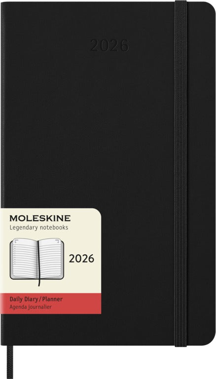 Moleskine 2026 Agenda Hardcover Large Dag
