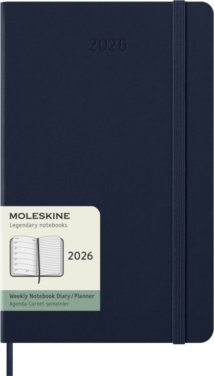 Moleskine 2026 Diary Hardcover Large Week + Notes