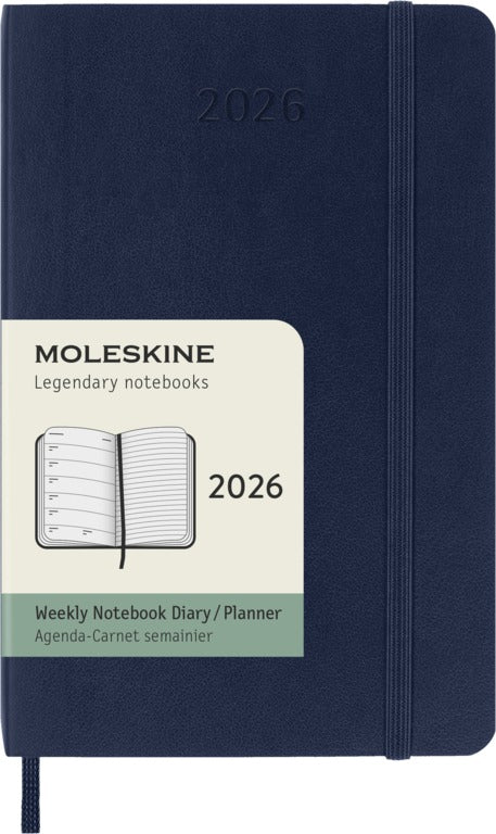 Moleskine 2026 diary Softcover Pocket Week + Notes