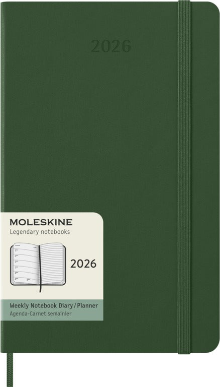 Moleskine 2026 Agenda hardcover Large Week + Notities