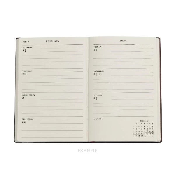 Paperblanks 2024 diary hardcover mini Blue Velvet