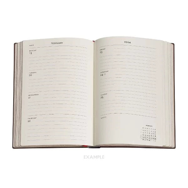 Paperblanks 2027 agenda hardcover midi Safavid Indigo