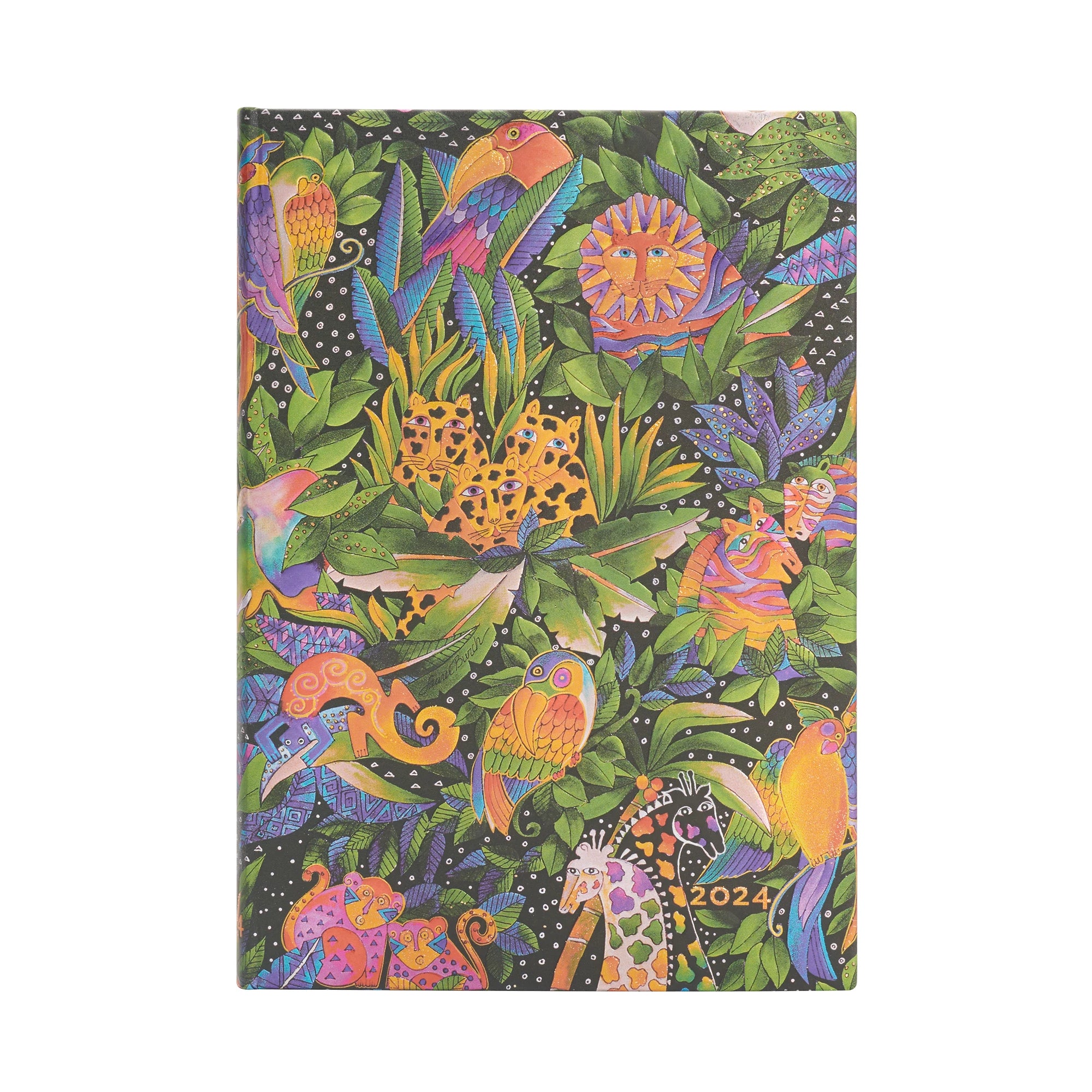 Paperblanks 2024 diary hardcover midi Jungle Song