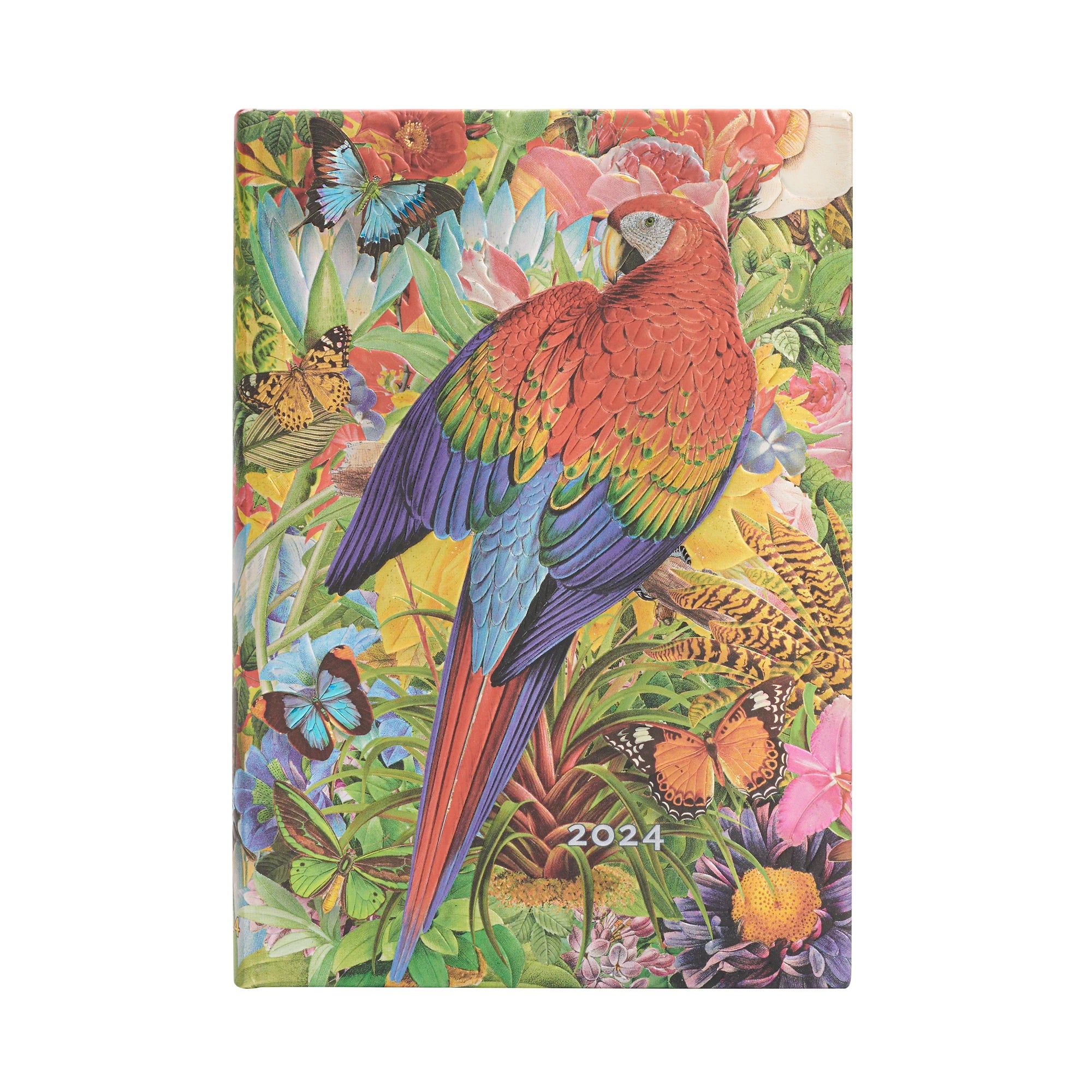 Paperblanks 2024 diary hardcover midi Tropical Garden