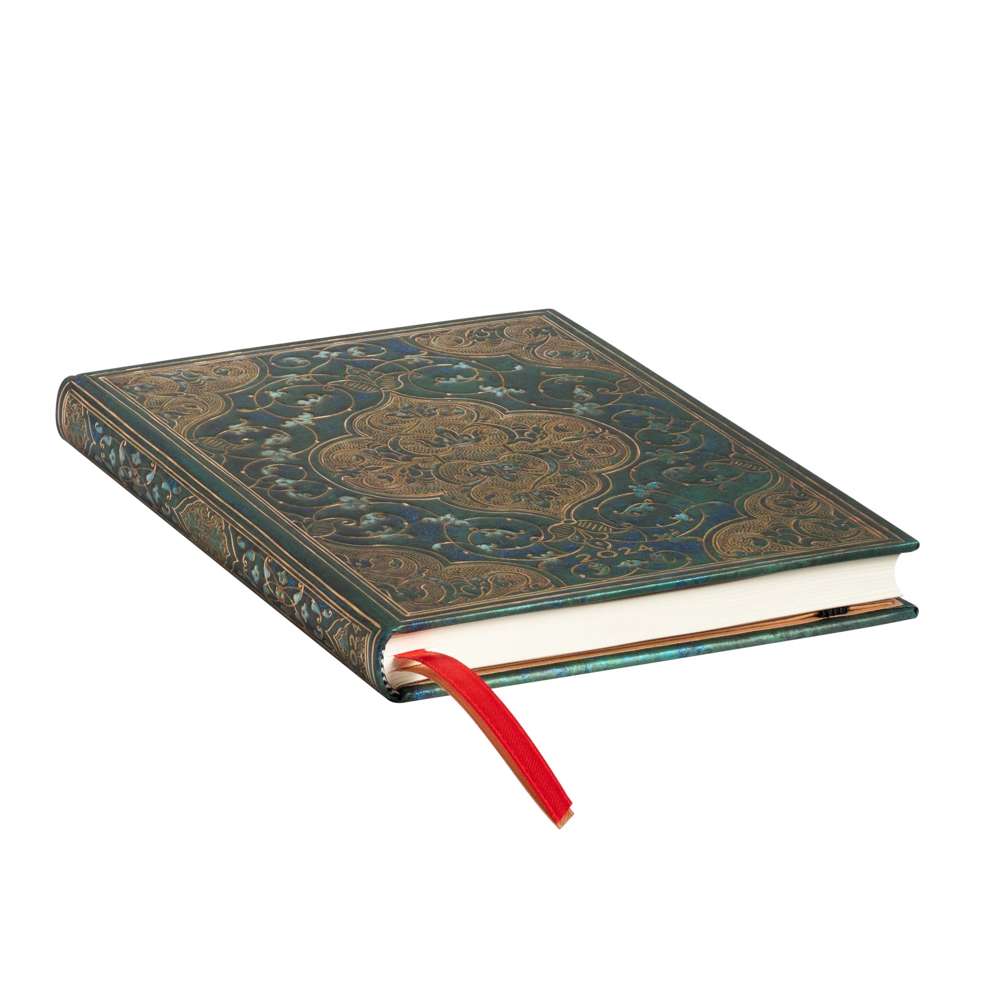 Paperblanks 2024 diary hardcover midi Turquoise Chronicles