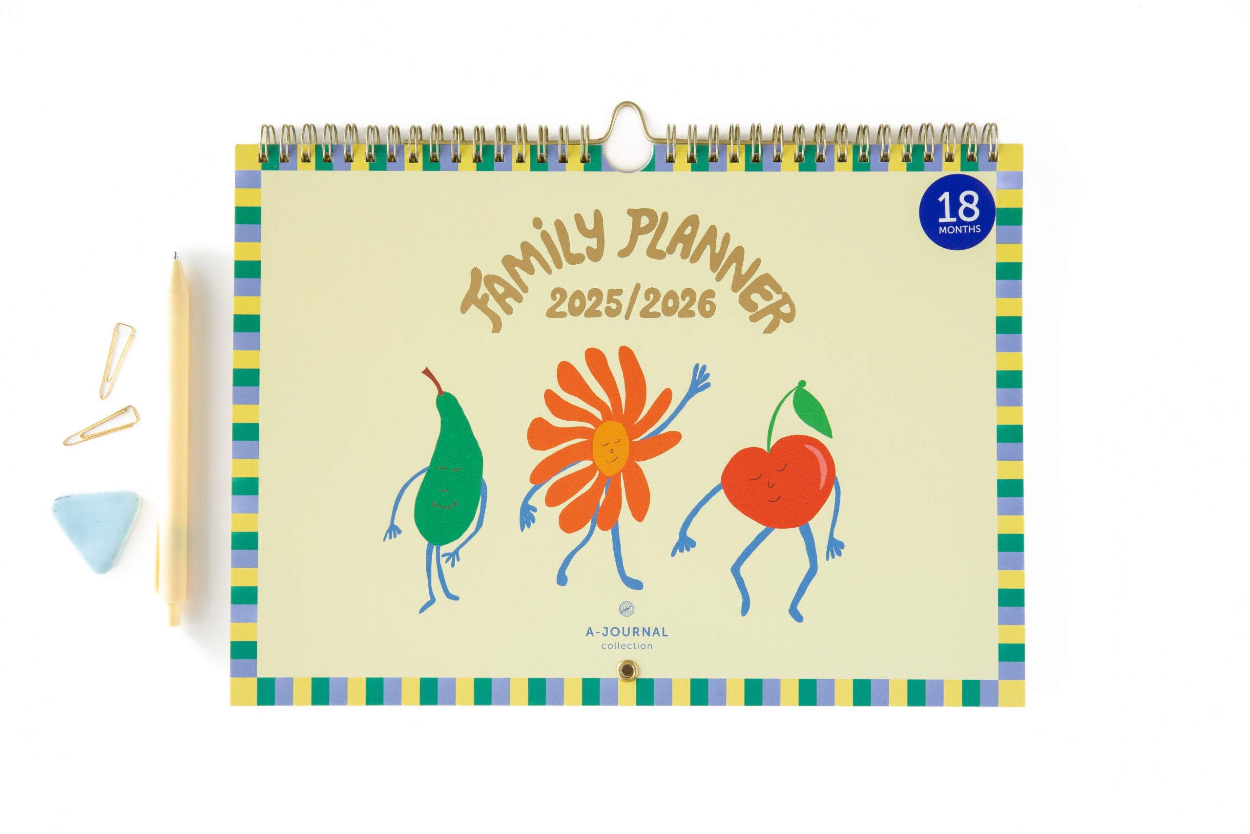 A-Journal 18 Maanden Familieplanner 2025-2026