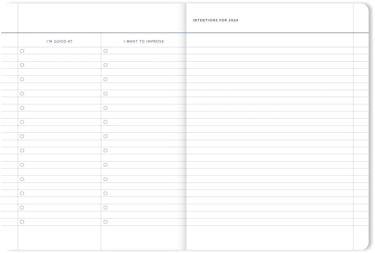 A-Journal 2024 Diary A5 Dark Blue